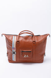 Sac de voyage en cuir 24H Le Mans Ken 72h rouille